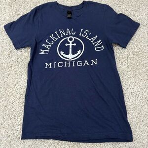 Gildan Navy Graphic T-Shirt